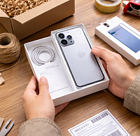 Foto ini menunjukkan proses pemesanan handphone di HS STORE melalui WhatsApp. Pembeli dapat menghubungi kami untuk menanyakan stok, kondisi handphone, harga, dan melakukan pemesanan. Setelah itu pembeli bisa memilih metode COD atau pengiriman sesuai kesepakatan.